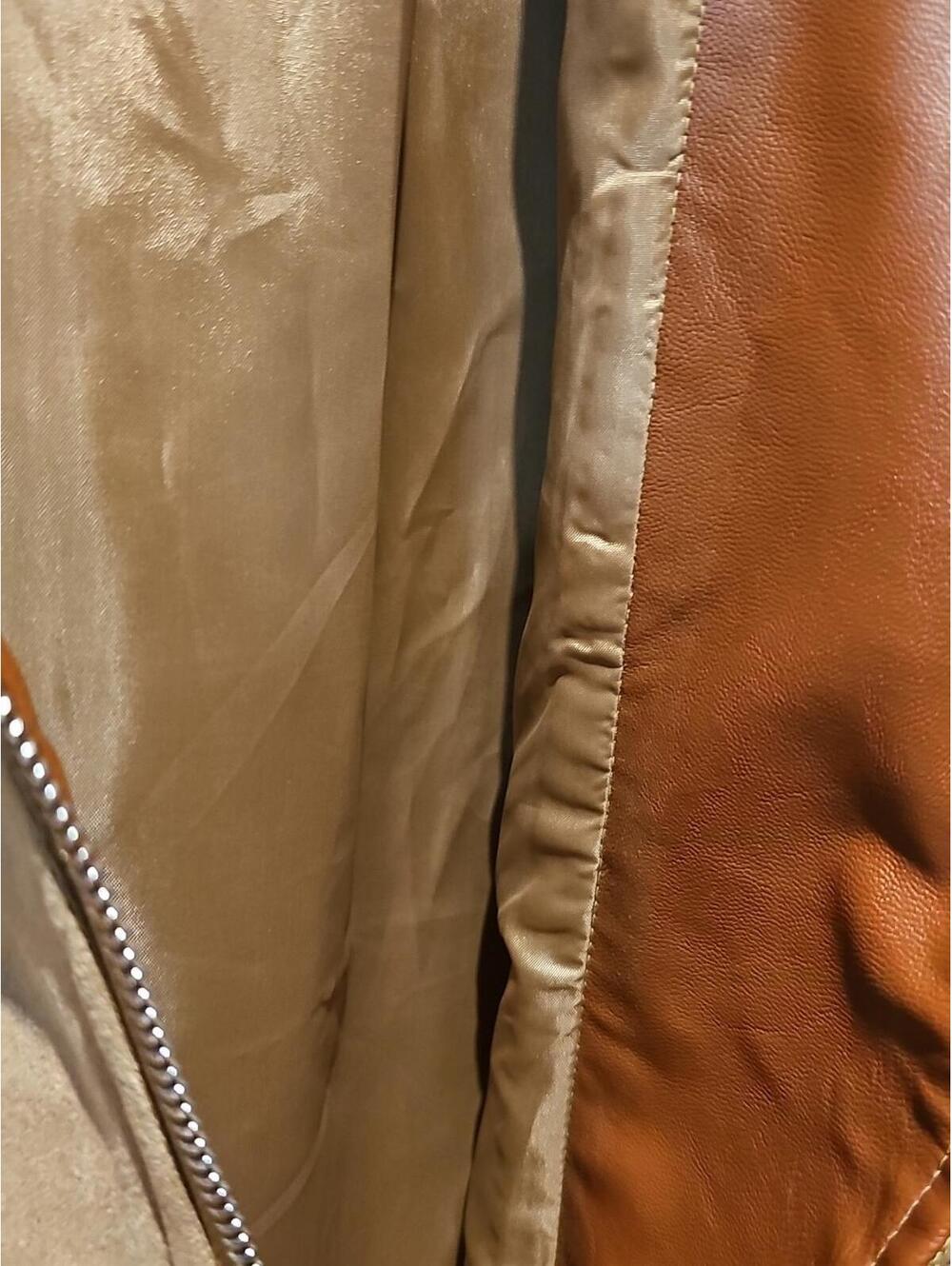 Manly Men’s Autumn Vintage Faux Leather Retro Large 70s 80s Size Medium NWT - Picture 6 of 8